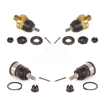 Front Lower & Upper Suspension Ball Joints Kit For Honda Accord Acura TSX RL KTR-101842