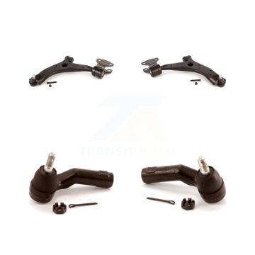 Front Suspension Control Arm Assembly And Tie Rod End Kit For 2010-2013 Mazda 3 Sport KTR-102666
