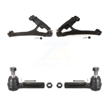 Front Suspension Control Arm Assembly & Tie Rod End Kit For GMC Savana 2500 Chevrolet AWD KTR-102748