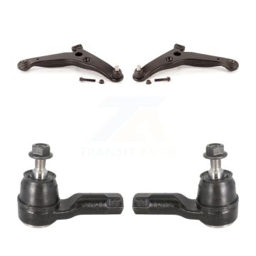 Front Suspension Control Arm Assembly Tie Rod End Kit For 2003-2006 Mitsubishi Lancer AWD KTR-102751
