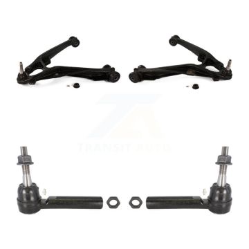 Front Suspension Control Arm Assembly And Tie Rod End Kit For GMC Sierra 1500 Chevrolet KTR-102893
