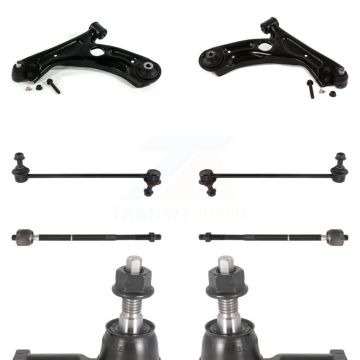 Front Suspension Control Arm & Ball Joint Tie Rod End Link Kit (8Pc) For Chevrolet Sonic KTR-102947