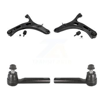 Front Suspension Control Arm And Tie Rod End Kit For 2010-2014 Subaru Outback Legacy KTR-103126