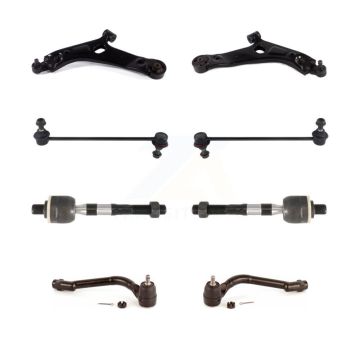 Front Control Arm & Ball Joint Tie Rod End Link Kit (8Pc) For Hyundai Tucson Kia Sportage KTR-103229