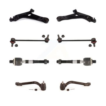 Front Control Arm & Ball Joint Tie Rod End Link Kit (8Pc) For Hyundai Tucson Kia Sportage KTR-103230