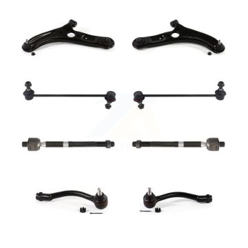 Front Control Arm And Ball Joint Tie Rod End Bar Link Kit (8Pc) For Kia Forte Forte5 Koup KTR-103233