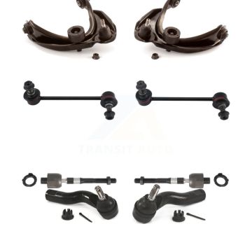Front Control Arm And Ball Joint Tie Rod End Bar Link Kit (8Pc) For 2010 Ford Fusion 3.5L KTR-103265