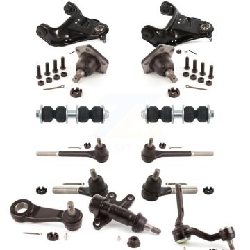 Front Control Arms And Lower Ball Joints Tie Rods Link Sway Bar Suspension Kit (13Pc) For KTR-103453