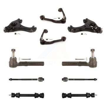 Front Control Arms Lower Ball Joints Tie Rods Link Sway Bar Kit (10Pc) For Chevrolet 1500 KTR-103489