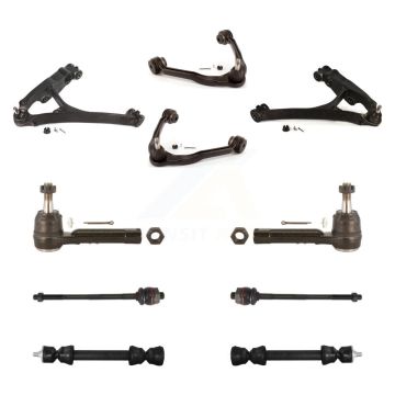 Front Control Arms Lower Ball Joints Tie Rods Link Sway Bar Kit (10Pc) For Chevrolet GMC KTR-103497
