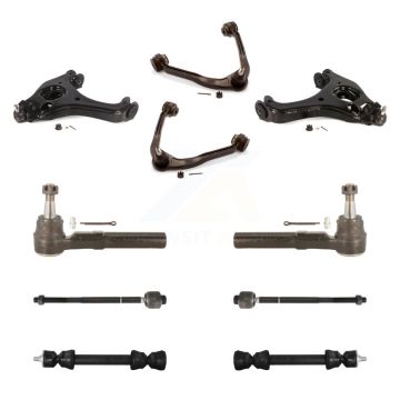 Front Control Arms Lower Ball Joints Tie Rods Link Sway Bar Kit (10Pc) For Chevrolet 1500 KTR-103503