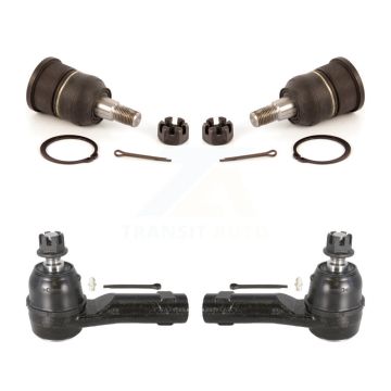 Front Ball Joint & Tie Rod End Kit For 2011-2017 Honda Odyssey With Cast Iron Control Arm KTR-103636