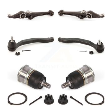 Front Suspension Control Arm Tie Rod End & Ball Joint Kit (6Pc) For Honda Accord Acura TL KTR-104006