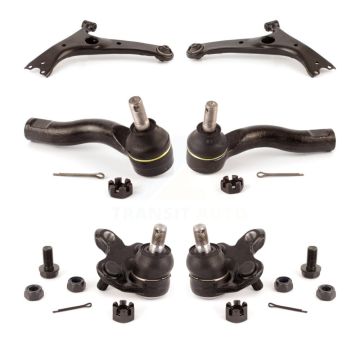 Front Suspension Control Arm With Tie Rod End And Ball Joint Kit (6Pc) For Toyota RAV4 KTR-104016