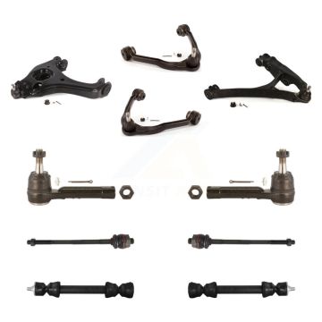 Front Control Arms And Lower Ball Joints Tie Rods Link Sway Bar Suspension Kit (10Pc) For KTR-104071