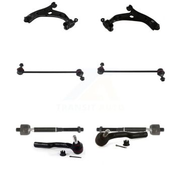 Front Control Arm And Ball Joint Tie Rod End Link Kit (8Pc) For 2014-2018 Mazda 3 Sport KTR-104450