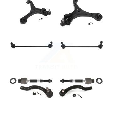 Front Control Arm And Ball Joint Tie Rod End Bar Link Kit (8Pc) For Honda Civic Acura ILX KTR-104454