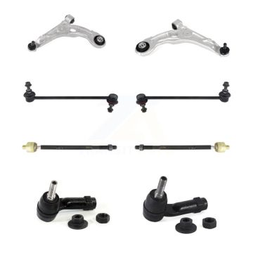 Front Control Arm Ball Joint Assembly Tie Rod End Link Kit (8Pc) For 2013-2016 Dodge Dart KTR-104464