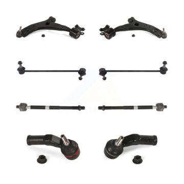 Front Suspension Control Arm Ball Joint Tie Rod End Link Kit (8Pc) For Volvo S40 V50 C70 KTR-104473