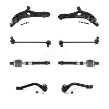 Front Control Arm & Ball Joint Tie Rod End Link Kit (8Pc) For Hyundai Santa Fe Sport Kia KTR-104474