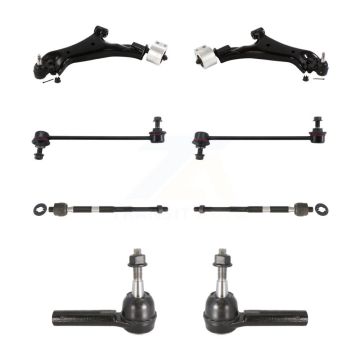 Front Control Arm Ball Joint Tie Rod End Link Kit (8Pc) For Chevrolet Equinox GMC Terrain KTR-104478