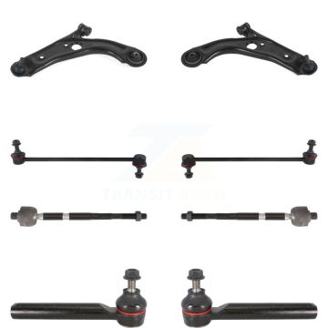 Front Control Arm Ball Joint Tie Rod End Link Kit (8Pc) For Fiat 500 Naturally Aspirated KTR-104481