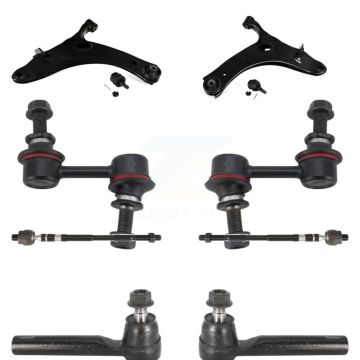 Front Control Arm Ball Joint Assembly Tie Rod End Link Kit (8Pc) For Subaru XV Crosstrek KTR-104484