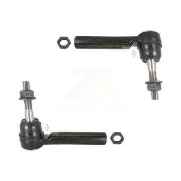 Front Outer Tie Rod End Pair For GMC Chevrolet Sierra 1500 Silverado Tahoe Yukon Cadillac KTR-104597