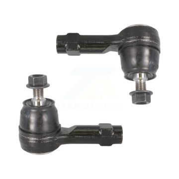 Front Outer Tie Rod End Pair For Mitsubishi Mirage Lancer G4 i-MiEV Colt Dodge Plymouth KTR-104647