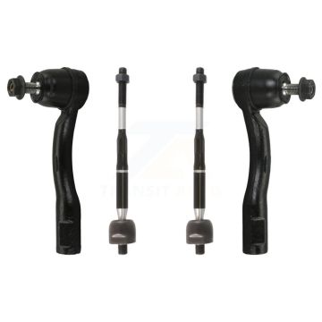 Front Outer & Inner Steering Tie Rod End Kit For 2007-2012 Nissan Sentra KTR-104968
