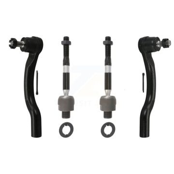 Front Outer & Inner Steering Tie Rod End Kit For Honda Civic Acura ILX KTR-104970