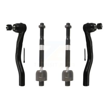 Front Outer & Inner Steering Tie Rod End Kit For Honda Civic Acura Integra Insight KTR-104975