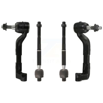 Front Outer & Inner Steering Tie Rod End Kit For Chrysler 300 Dodge Charger Magnum KTR-104986