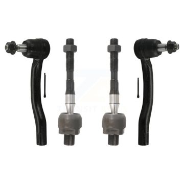 Front Outer & Inner Steering Tie Rod End Kit For INFINITI G37 G35 KTR-104989