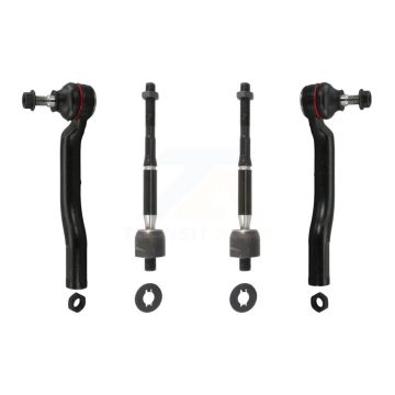 Front Outer & Inner Steering Tie Rod End Kit For Nissan Versa Cube KTR-104994