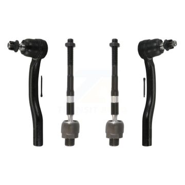 Front Outer & Inner Steering Tie Rod End Kit For 2007-2015 Mazda CX-9 KTR-104997