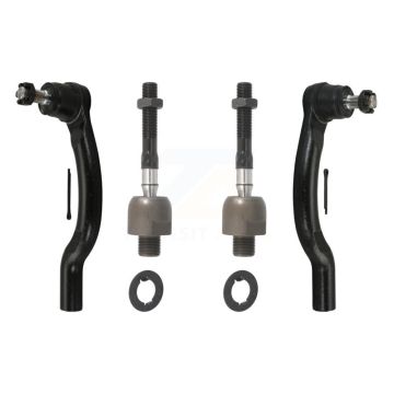 Front Outer & Inner Steering Tie Rod End Kit For 2008-2012 Honda Accord KTR-105009