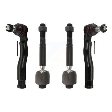 Front Outer & Inner Steering Tie Rod End Kit For Toyota Tundra Sequoia KTR-105012