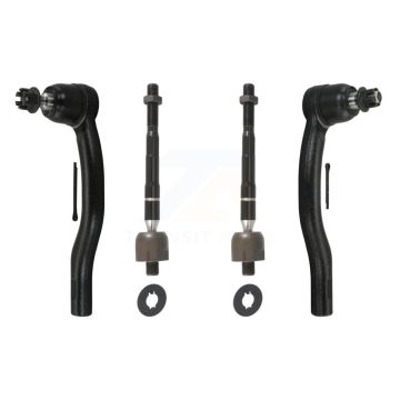 Front Outer & Inner Steering Tie Rod End Kit For 2007-2013 Acura MDX KTR-105019