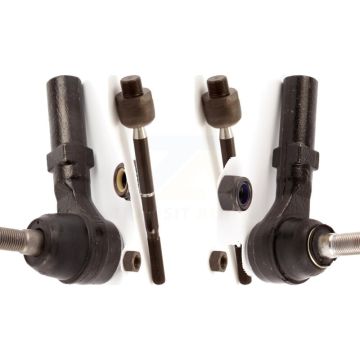 Front Outer & Inner Steering Tie Rod End Kit For Dodge Dakota Durango 4WD KTR-105020