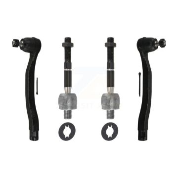 Front Outer & Inner Steering Tie Rod End Kit For Honda Accord Acura TL CL KTR-105023