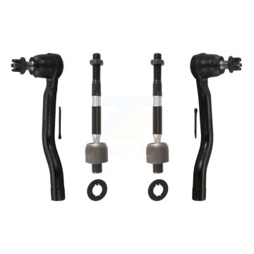 Front Outer & Inner Steering Tie Rod End Kit For Honda Accord Acura TLX KTR-105024
