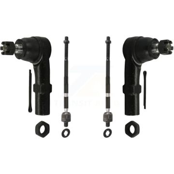 Front Outer & Inner Steering Tie Rod End Kit For Volkswagen Jetta Golf Beetle City KTR-105030