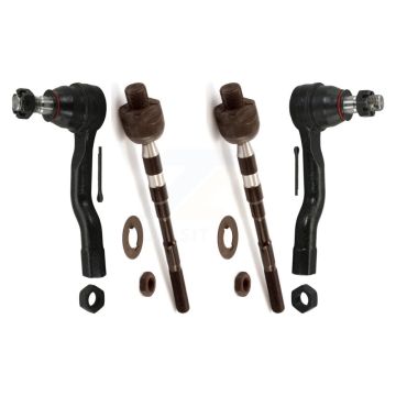 Front Outer & Inner Steering Tie Rod End Kit For 2003-2008 INFINITI FX35 FX45 KTR-105032