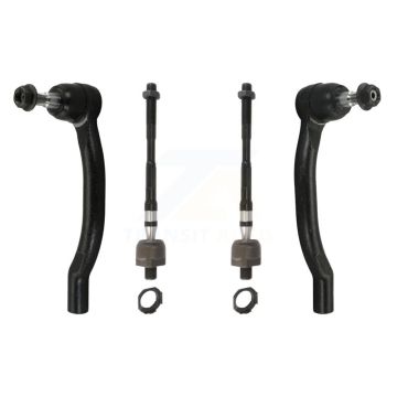 Front Outer & Inner Steering Tie Rod End Kit For 2009-2014 Nissan Murano KTR-105036