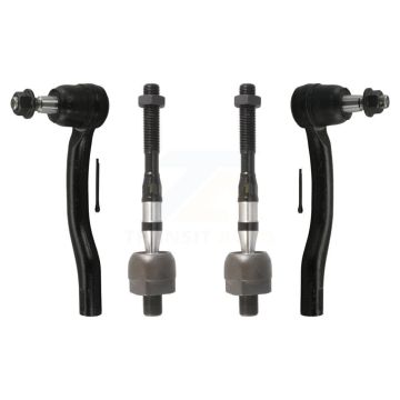 Front Outer & Inner Steering Tie Rod End Kit For INFINITI Q50 G37 QX50 EX35 Q60 EX37 KTR-105041