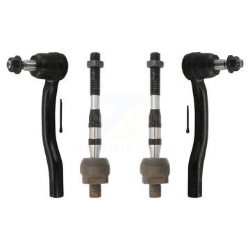 Front Outer & Inner Steering Tie Rod End Kit For 2006-2010 INFINITI M35 M45 KTR-105042