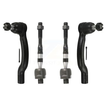 Front Outer & Inner Tie Rod End Kit For Nissan Frontier Pathfinder Xterra Suzuki Equator KTR-105044