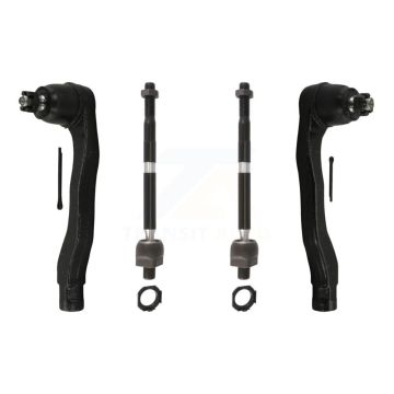 Front Outer & Inner Steering Tie Rod End Kit For 2009-2014 Honda Fit KTR-105046