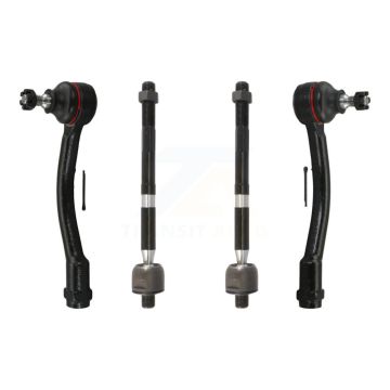 Front Outer & Inner Steering Tie Rod End Kit For Kia Forte Forte5 Koup KTR-105057